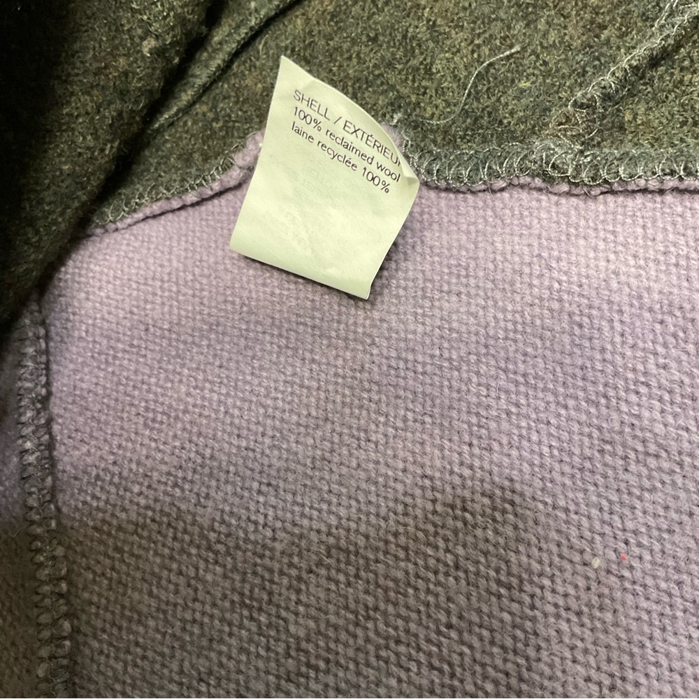 Preloved Cocoon Patchwork Wool Cardigan Made In C… - image 6